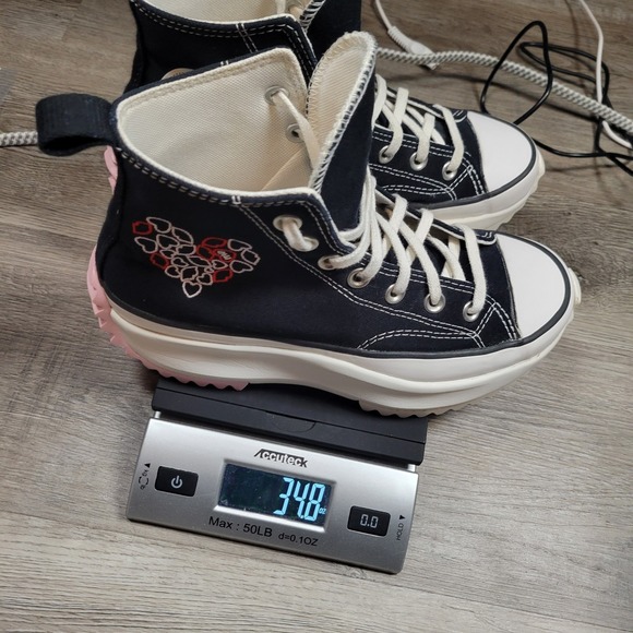 Converse Run Star Hike Hi Valentine's With Love (2022) Womens 7 Sneakers - Picture 12 of 12